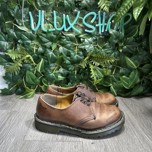 Vintage Doc Martens 1461 Brown Oxfords Made In England Shoes Uk Sz 5 US 7 main image 9